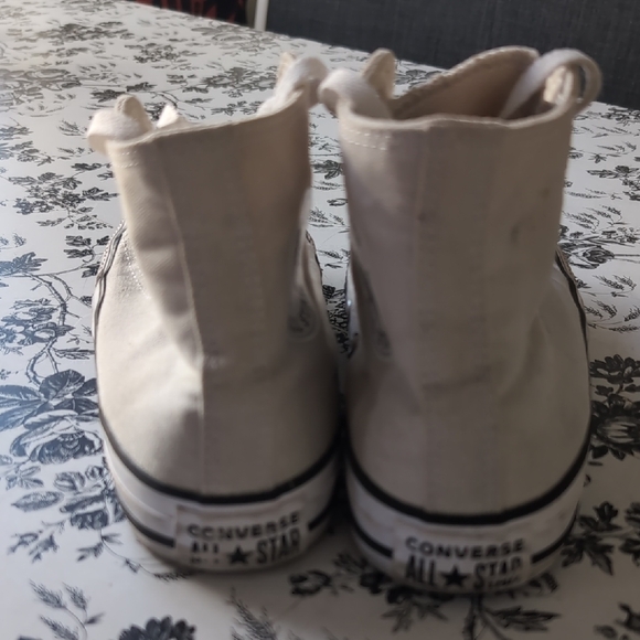 Converse Beige High-Top Sneakers - Picture 3 of 7